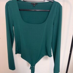 Dynamite Teal Long Sleeve Women's Top
